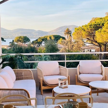 Terrasse Vue Mer - Appartement 6 Pers, 3 Chambres Et Parking A St Tropez Сен-Тропе Экстерьер фото